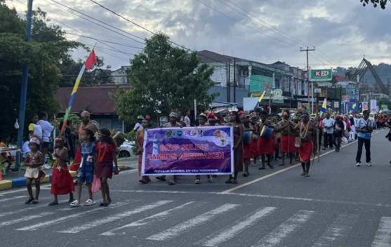 Karnaval Budaya Pesparawi Nasional XIV 2026 Meriahkan Kota Manokwari