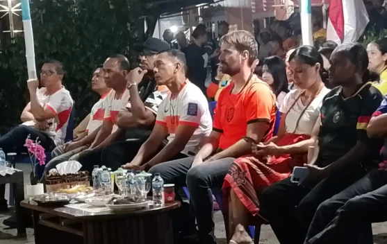 Nonton Bareng Piala Dunia Bersama Pangdam XVIII Kasuari
