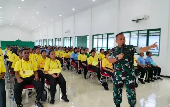 Dandim 1801/Manokwari Berikan Materi Bela Negara