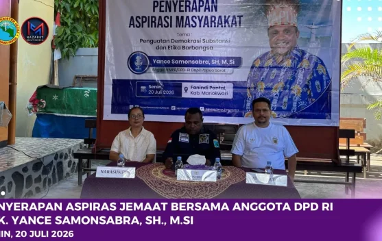 Jemaat GKI Fanindi Sampaikan Aspirasi kepada DPD RI