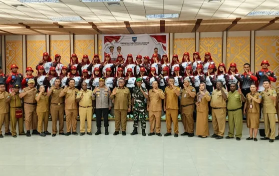 Wabup Manokwari Resmikan Pelatihan Calon Paskibraka di RTP Borarsi