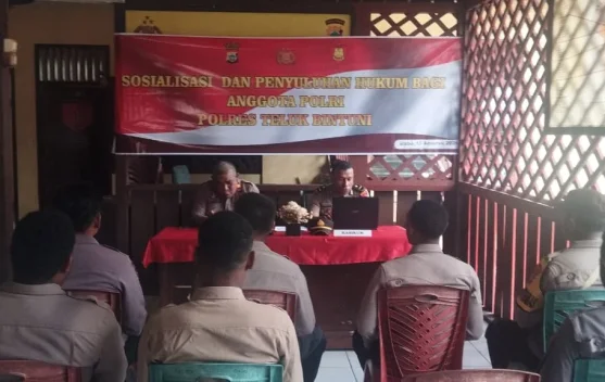 Penyuluhan Hukum di Polsek Babo, Tingkatkan Profesionalisme Anggota