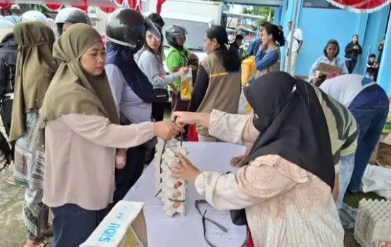 TVRI Papua Barat Gelar Bazar Pangan Murah Semarak HUT ke-64