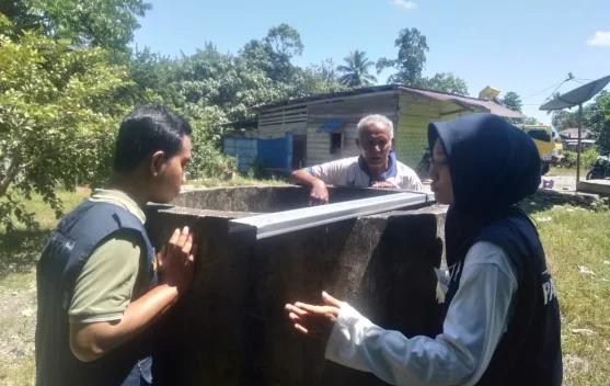 Tim 8 Ekspedisi Patriot UNAIR Petakan Sumber Air Bersih di SP6 Bowi Subur