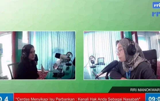 RRI Manokwari Hadirkan Dialog Interaktif tentang Hak Nasabah Perbankan