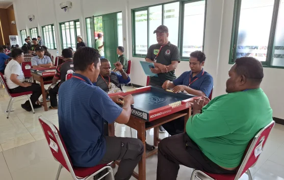 Ratusan Peserta Ramaikan Turnamen Domino Piala Panglima TNI