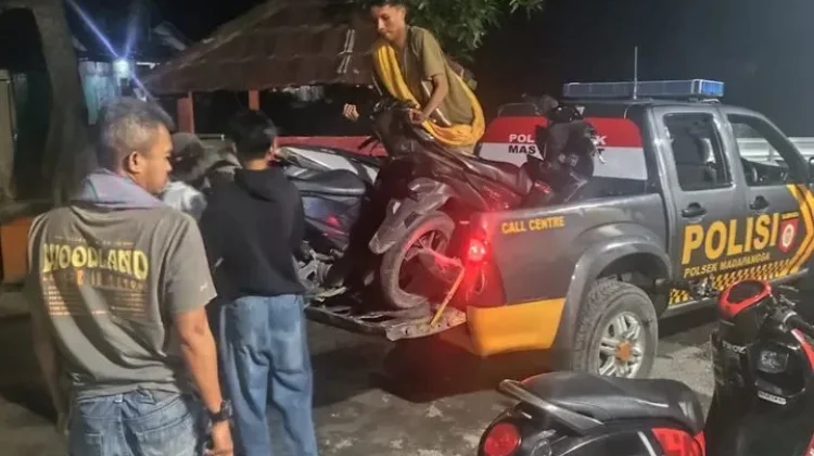 Balap Liar Meresahkan Warga, Polsek Madapangga Amankan 4 Motor