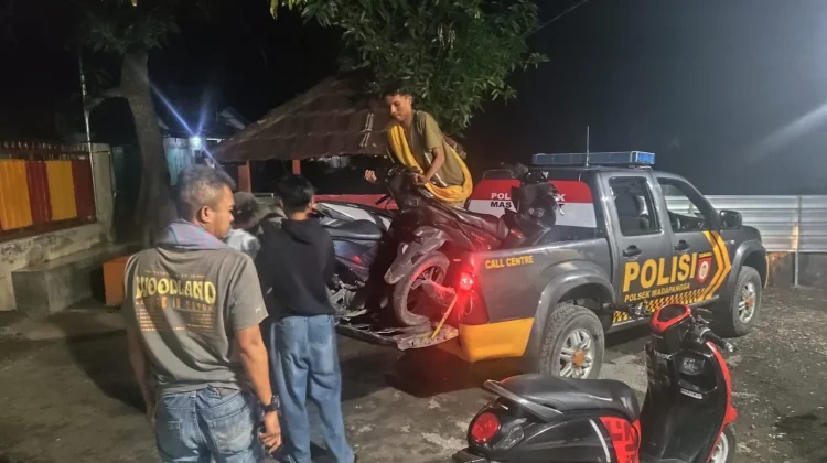Tertibkan Balap Liar, Polsek Madapangga Amankan Sepeda Motor