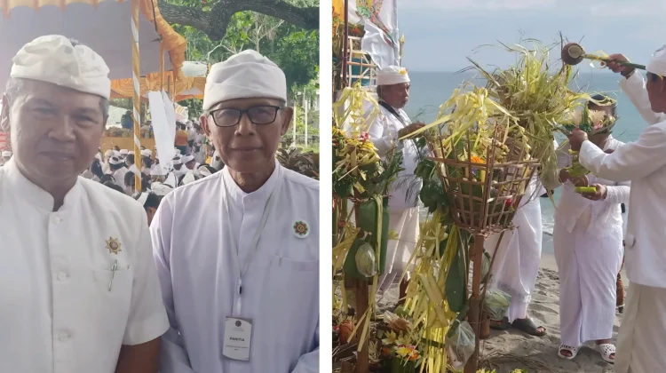 Ratusan Umat Hindu NTB Gelar Segara Kertih di Pantai Melase
