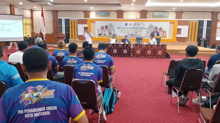 Fokus Porprov, KONI Mataram Kembali Gelar Pelatihan Penanganan Cedera