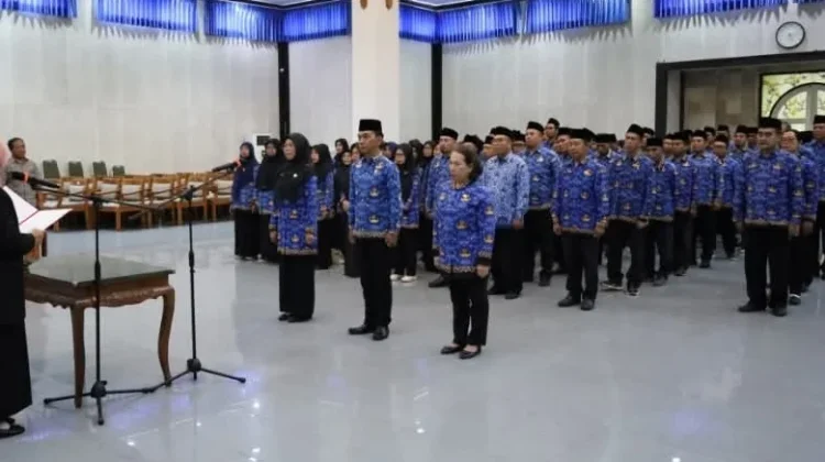 Lantik 136 Pejabat, Nurul Adha Tekankan Integritas ASN
