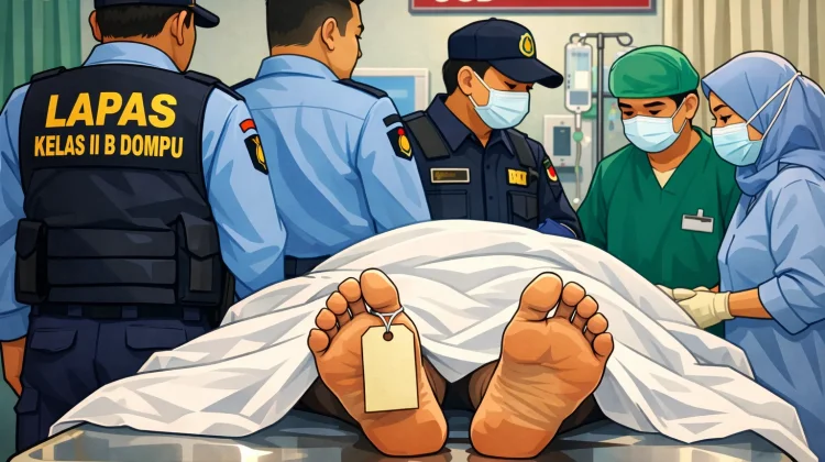 Warga Binaan Lapas Dompu Meninggal di RSUD