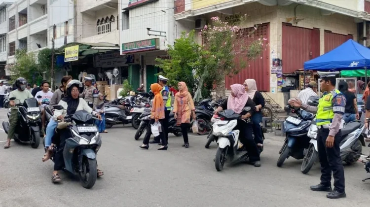 Polres Bima Kota Antisipasi Kemacetan jelang Berbuka