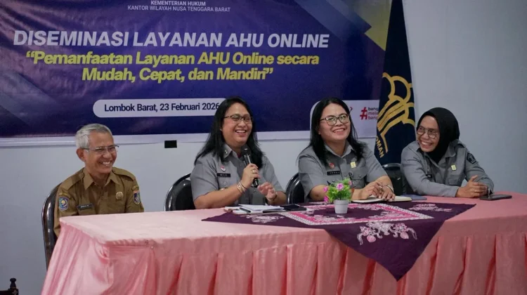 Optimalisasi Layanan AHU Online, Kanwil Kemenkum NTB Gelar Diseminasi