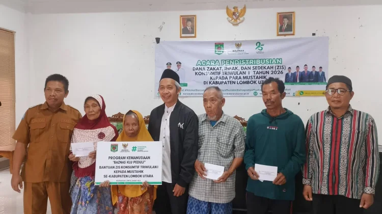 BAZNAS KLU  Salurkan ZIS Triwulan Pertama di Desa Bentek
