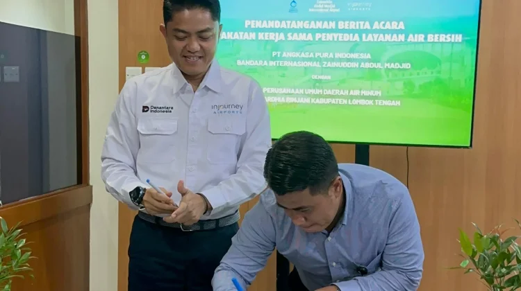 PDAM Loteng Perkuat Suplai Air Bersih untuk Bandara Lombok