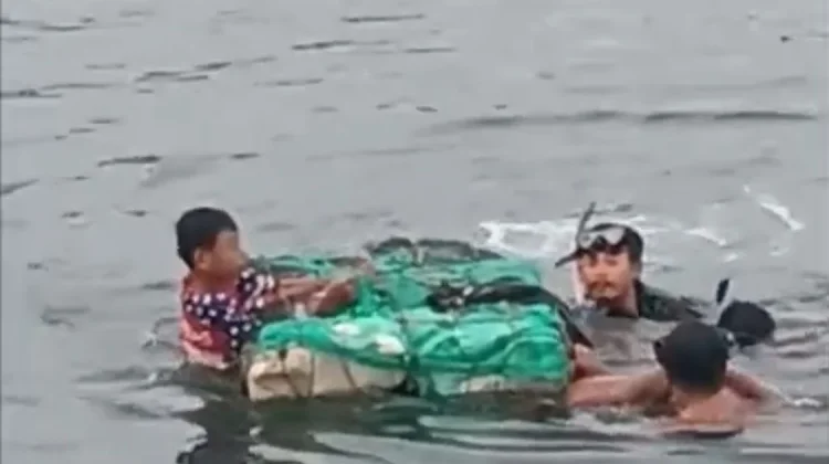 Pencuri Kambing Dikejar, Berenang di Laut, Meninggal