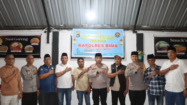 Kapolres Bima Ajak Media Jadi Garda Terdepan Jaga Stabilitas Daerah
