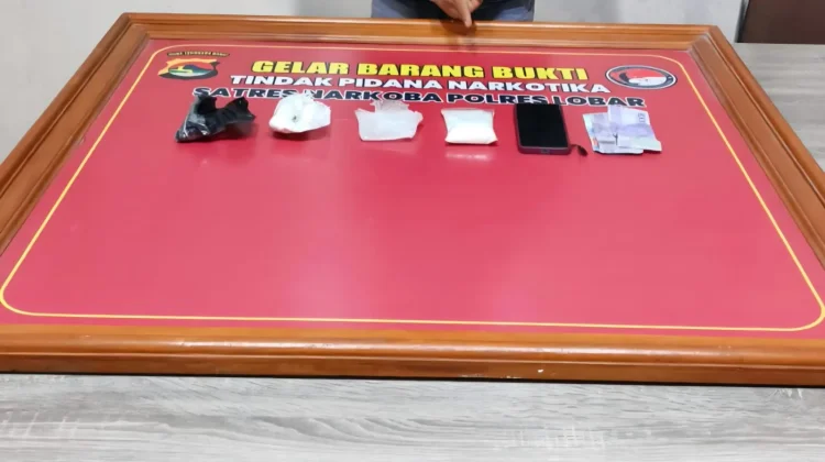 Polisi Bongkar Peredaran Sabu 104 Gram di Jalur Wisata Lombok Barat