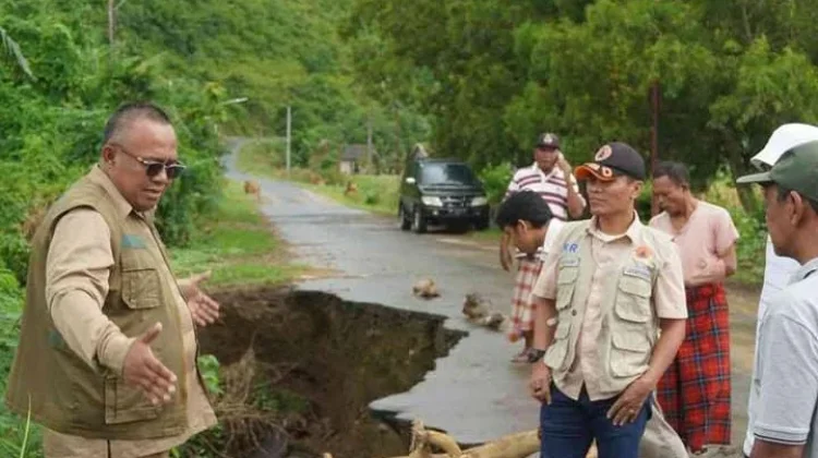 BPBD NTB tinjau Kerusakan Infrastruktur akibat Bencana