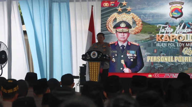 Kunker di Polres Loteng, Kapolda NTB Komit Tingkatkan Profesionalitas Personel