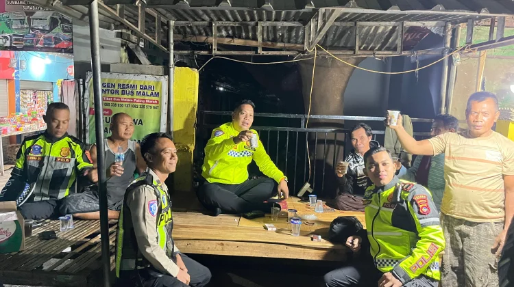 Patroli Dini Hari, Satlantas Polres Bima Amankan Waktu Sahur dari Balap Liar