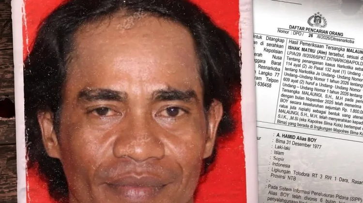 Polda NTB Buru Boy, Bandar yang Setor Rp1,8 Miliar ke Eks Kapolres Bima Kota