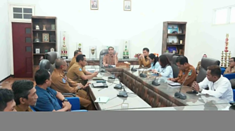 Pemkot Bima Gelar Bahas  Kelancaran Pembangunan Kolam Retensi Amahami
