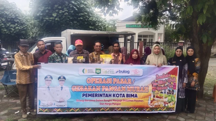 Pemkot Bima Gelar Operasi Pasar Murah di Kelurahan Rontu
