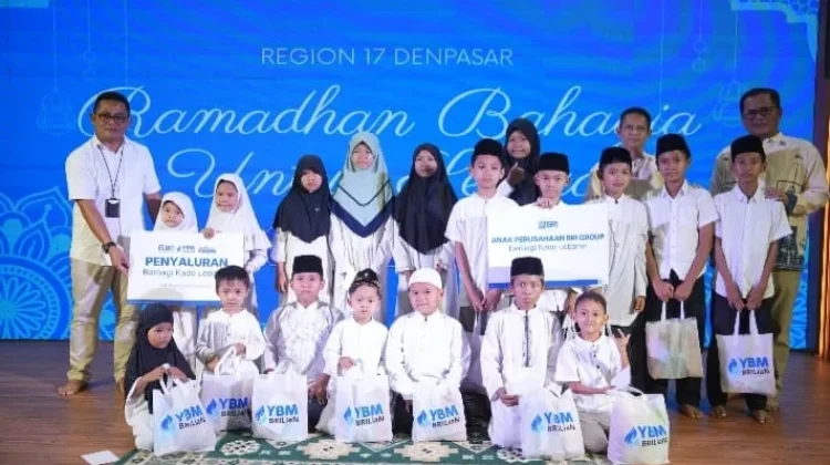 Momentum Ramadhan, BRI Region 17 Denpasar Salurkan Bantuan untuk Pekerja dan Yatim