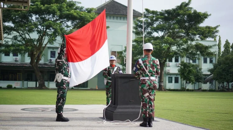 Korem 162/WB Gelar Upacara Bendera, Perkuat Disiplin dan Nasionalisme
