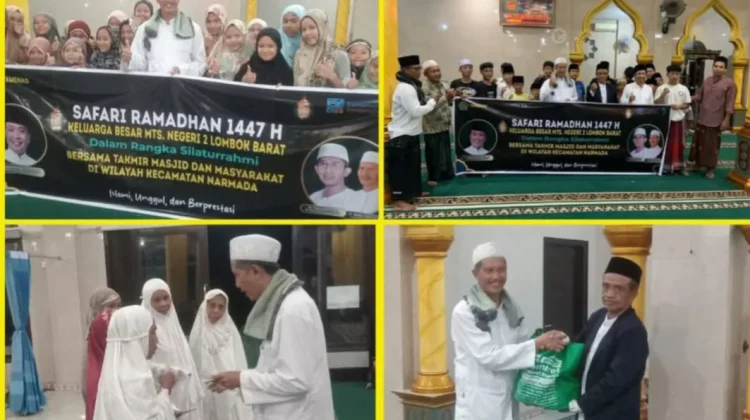 MTsN 2 Lombok Barat Promosikan Madrasah lewat Safari Ramadan