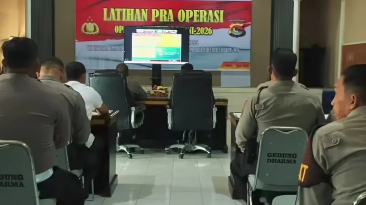 Polres Lombok Timur Gelar Latihan Pra Operasi Ketupat Rinjani 2026