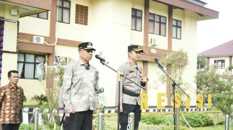 Polres Bima Kota Apel Kesiapsiagaan Pengamanan Idul Fitri 1447 H