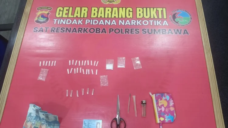 Pemilik Kafe Diringkus, 29 Poket Sabu Disita