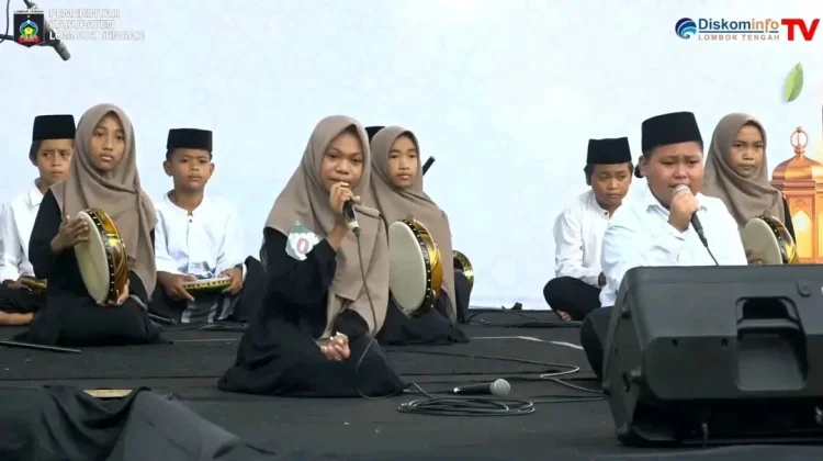 Pelajar Loteng Tunjukkan Bakat Seni Islami di Lomba Hadrah dan Marawis