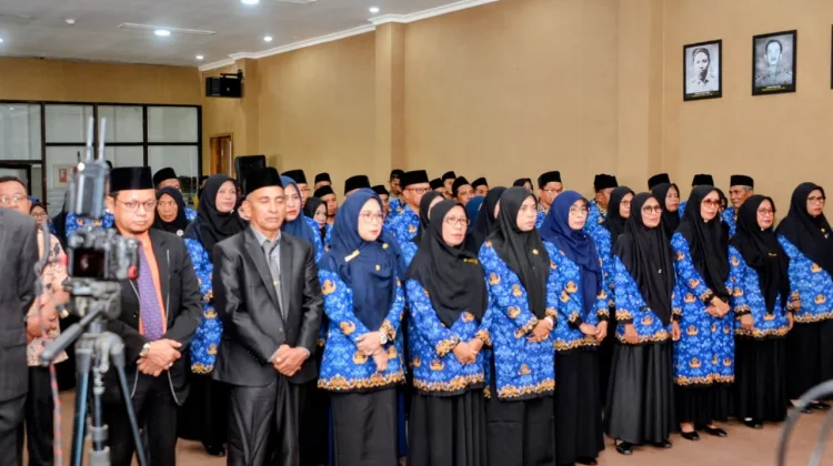 Bupati Bima Lantik 75 Pejabat di Lingkungan Satuan Pendidikan, Ini Pesannya
