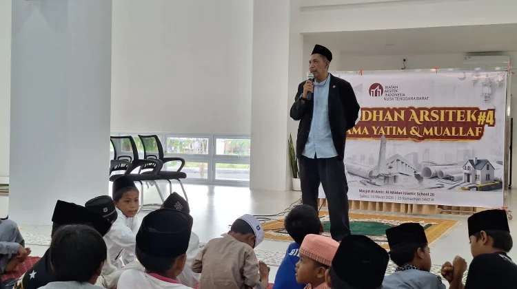 IAI NTB Buka Bersama Yatim dan Mualaf di Ramadhan Arsitek