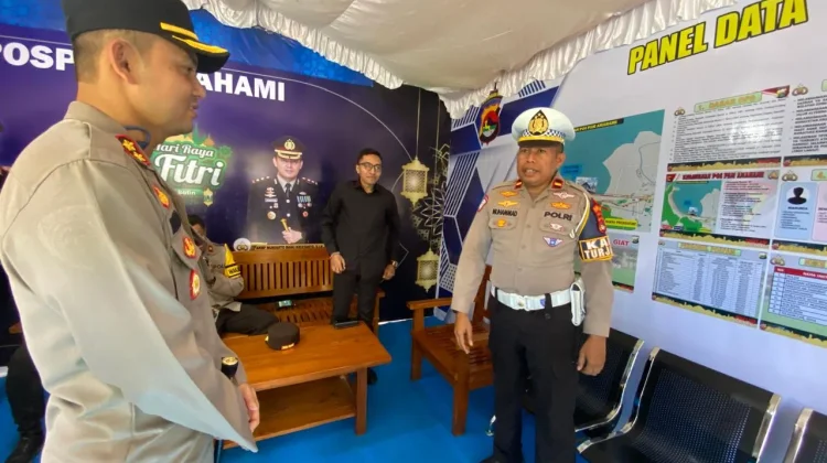 Cek Kesiapan Personil, Kapolres Bima Kota Kunjungi Pos Ops Ketupat Rinjani