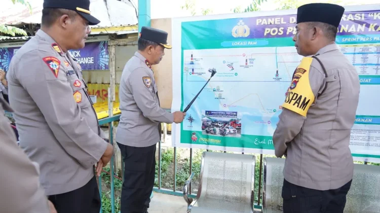 Polres Loteng Dirikan Pos Pengamanan, Siap Amankan Arus Mudik Lebaran 2026