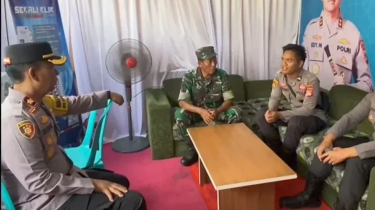 Wakapolres Lombok Timur Cek Kesiapan Pos Pengamanan jelang Idul Fitri