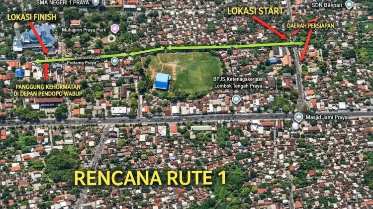 Gema Takbir dan Pawai Lampion 2026 di Loteng Dialihkan dan Diperpendek