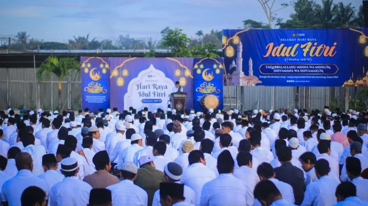 Sholat Ied di Lapas Lombok Barat Teguhkan Tekad Hidup Lebih Baik