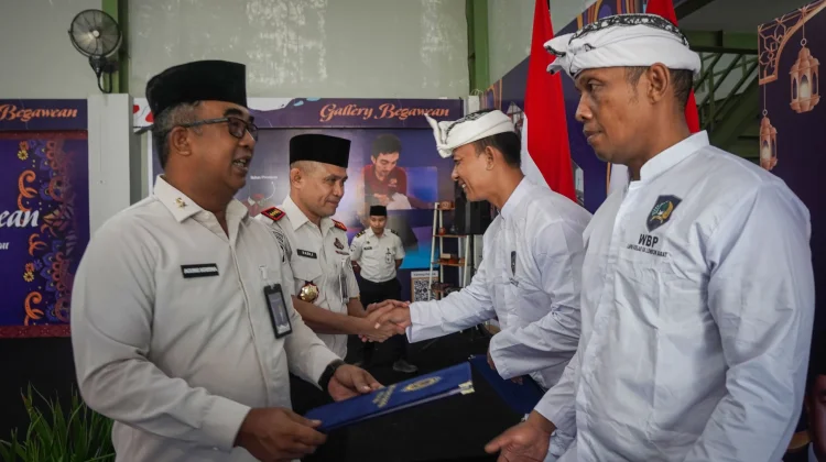 1.212 Warga Binaan Lapas Lombok Barat Terima Remisi, Enam Langsung Bebas
