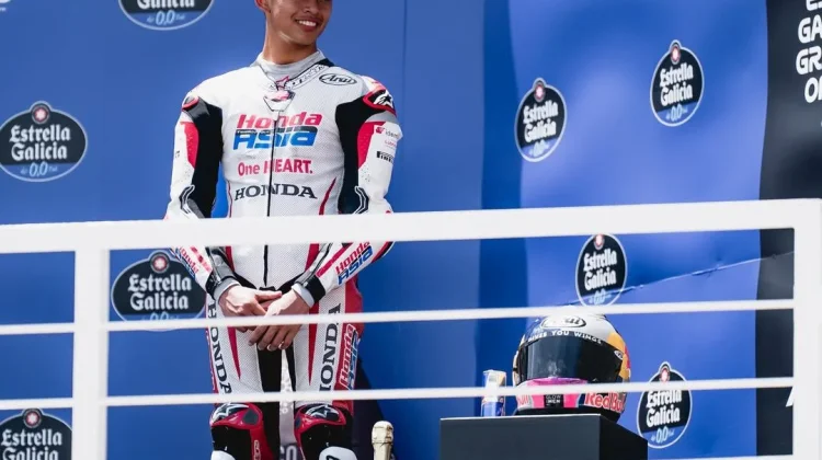 Cetak Sejarah! Veda Ega Pratama Raih Podium Moto3 GP Brasil