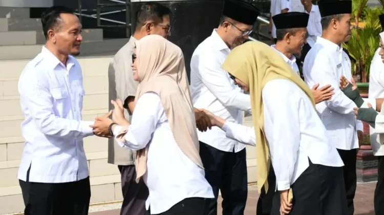 Apel Perdana Pemkab Lotim, Pererat Silaturahmi dan Semangat ASN
