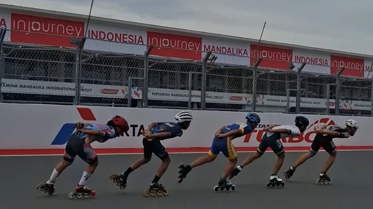 Ribuan Wisatawan dan Komunitas Inline Skate Ramaikan Sirkuit Mandalika