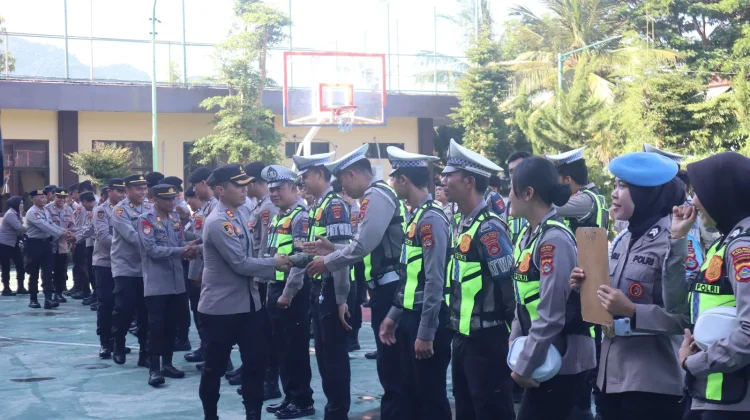 Perkuat Soliditas Internal, Polres Lombok Utara Gelar Halal Bihalal