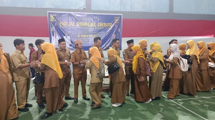 Halal Bihalal PPPK PW Bersama Bupati Lotim,  Perkuat Silahturahmi