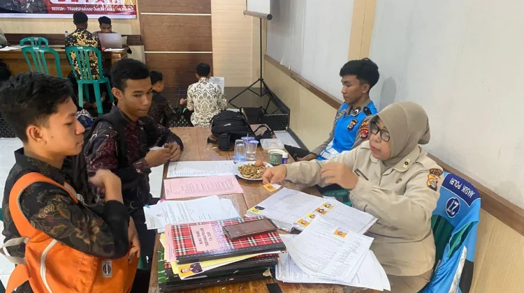 138 Peserta Calon Anggota Polri Gratis Ikuti Tahap Akhir Verifikasi di Polres Bima